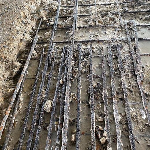 Fußgängerbrücke über die Bahngleise in Königsbronn